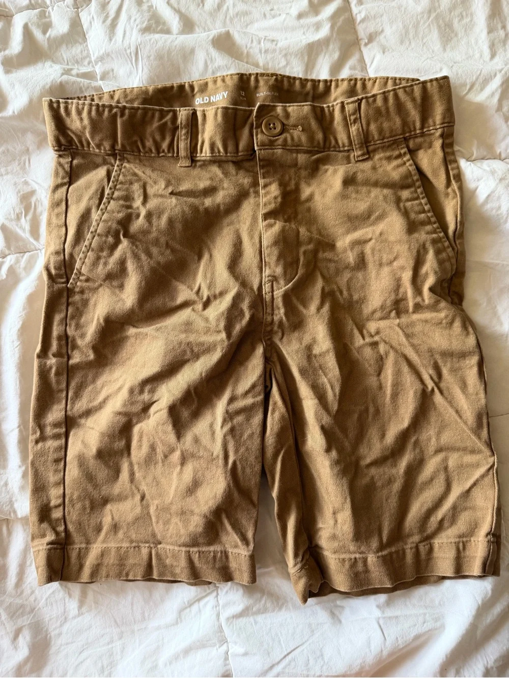 Boys Shorts Set - Navy & Khaki